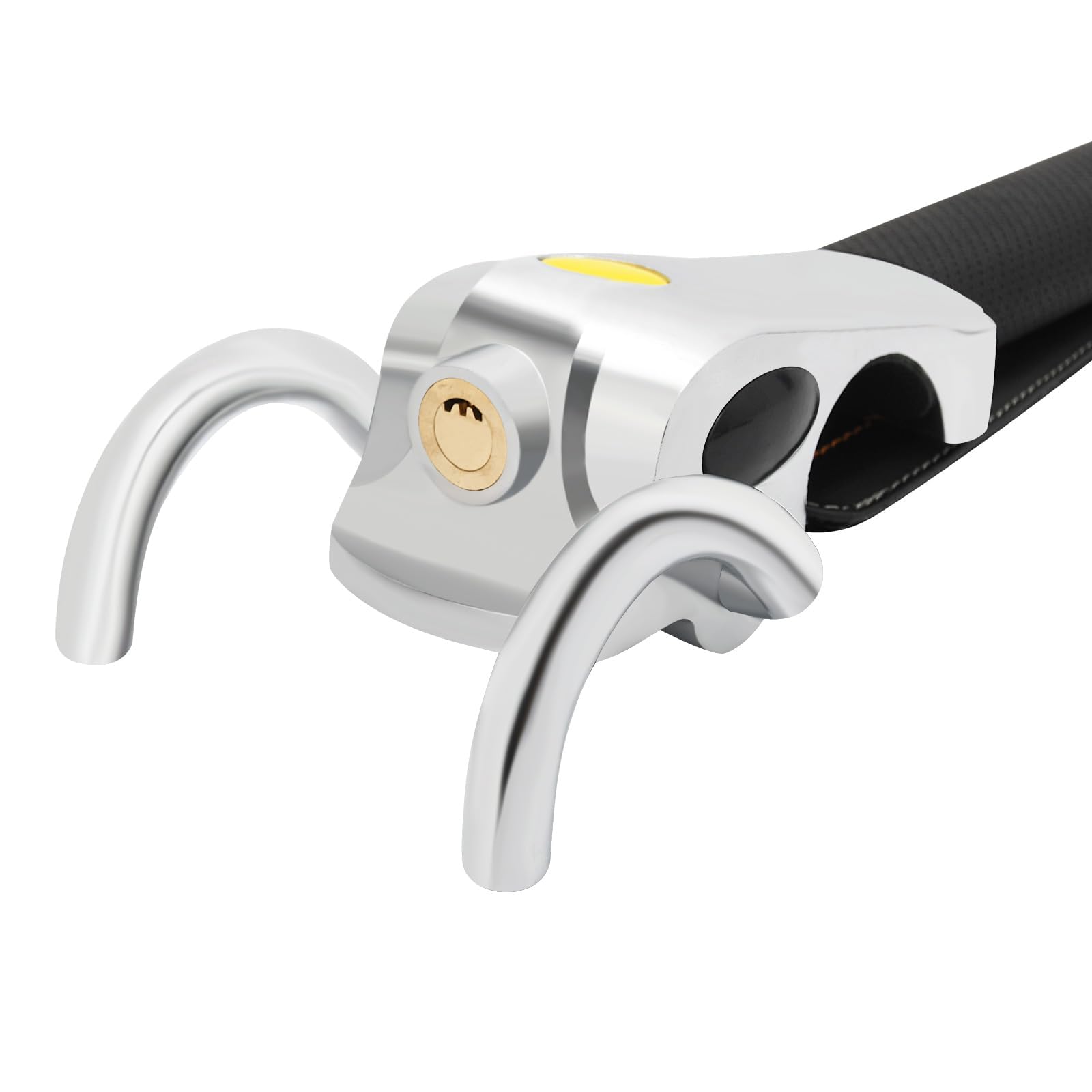 Canne Antivol Voiture Bloque Volant, pour Skoda Elroq Karoq Kodiaq Enyaq iV Kodiaq GT, Serrure Haute Sécurité, Robuste, Ajustement Universel, 3 Clés,B