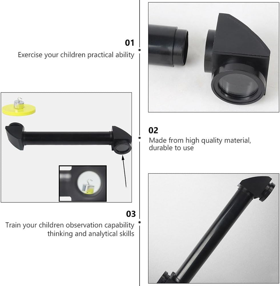 Mipcase 2Pcs Professional Periscope Set Removable Optical Experiment Periscope for Science Learning and Practical Teaching Tools 11.61X2.36X1.57In