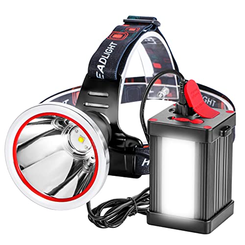 Lámpara frontal LED Kitness recargable para camping que soluciona la falta de visibilidad
