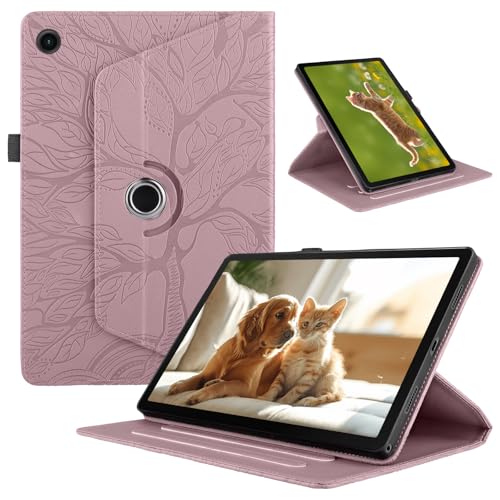 Aokil For NEC PC-T1055KAS LAVIE Tab T10 �P�[�X 10.1�^ 2025�N���f�� LAVIE Tab T10 PC-TAB10F03�p �蒠�^�J�o�[ 360�x��]�X�^���h ���u�� �c�u�� 3�i�K�p�x���� PU���U�[ �Ϗ�