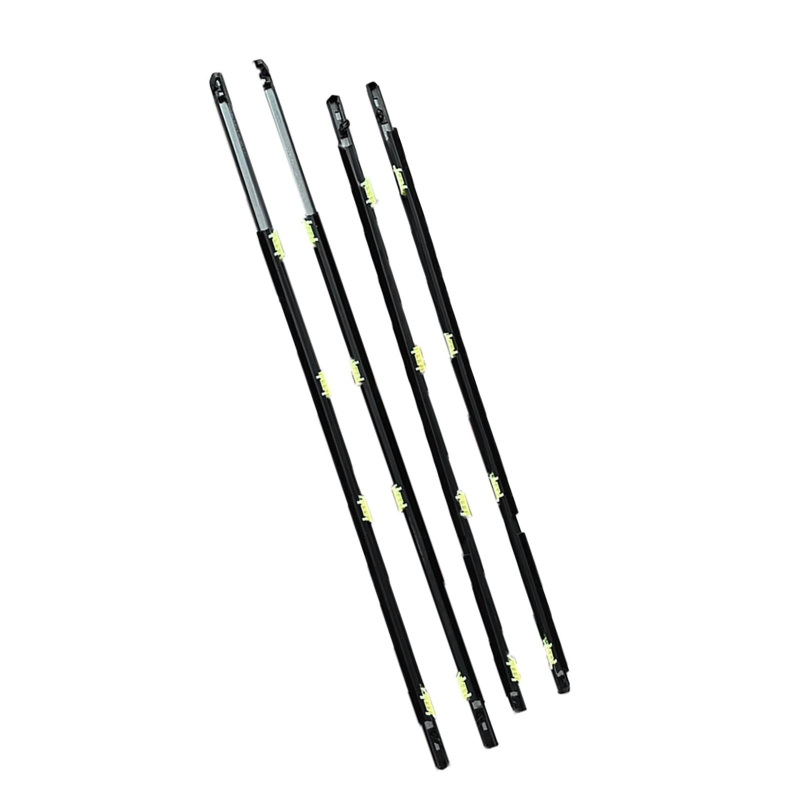 Ajohbm One Color Car Side Window Weatherstrips Door Glass Waterproof Pressure Strip For Civic 2001 2002 2003 2004 2005