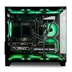 Panorama Gaming PC Desktop (NVD GeForce RTX 5080, Intel 24-Core i9-14900KF Processor, 96GB DDR5 RAM, 2x2TB Gen4 NVMe SSD, WiFi 6E, HDMI, Windows 11 Pro) Best 2025 Prebuilt Tower RGB Gamer Computer - Image 5