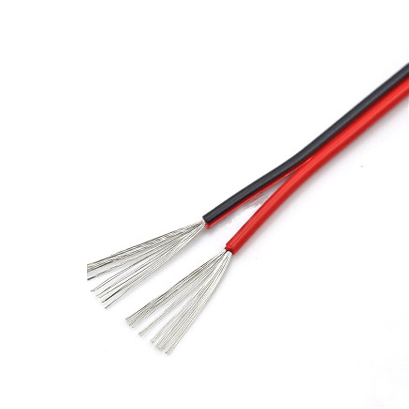 ELLANA Cable Flexible UL2468 Electrical Automotive Cable, 10 Meters 2 Pin 300V Tinned Copper Wire, 18 AWG to 26 AWG Red Black Color Wires Extension Connector(Size:26 AWG)