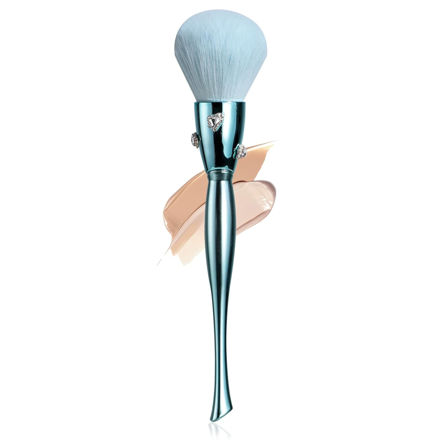 BS-MALL Makeup Brushes – Luxurious Handcrafted Diamond-Embedded Handles, Premium Synthetic Bristles, Perfect for Foundation and Powder Classic Elegant Design Premium Synthetic Powder Blush Brush BS-MALL Makeup Brushes – Luxurious Handcrafted Diamond-Embedded Handles, Premium Synthetic Bristles, Perfect for Foundation and Powder Classic Elegant Design Premium Synthetic Powder Blush Brush