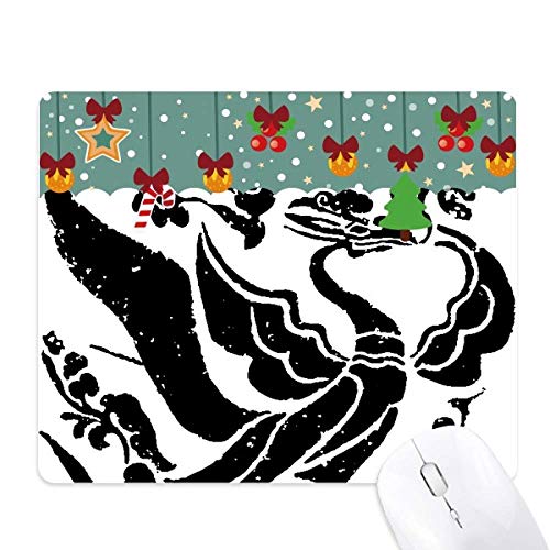 Tapis de souris Wei Jin avec motif oiseaux style chinois traditionnel