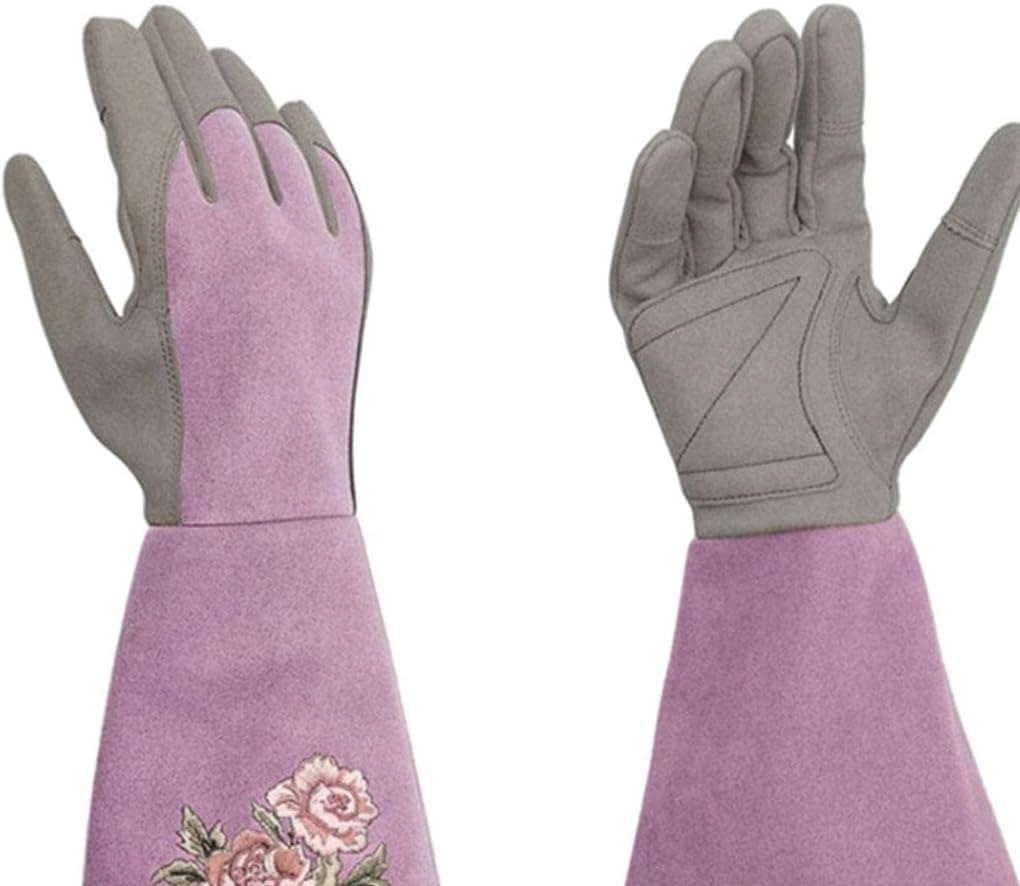 Guanti resistenti al calore/al fuoco, guanti da giardinaggio, guanti da lavoro, guanti resistenti al giardinaggio, prova di piantagione, giardino, potatura di rose, potatura di rose, cespugli spinosi,
