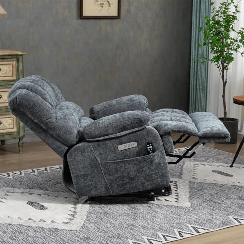 Sillón ergonómico reclinable con masaje y USB miniatura 4