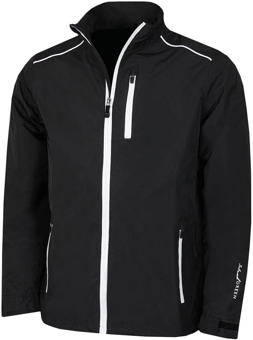 mens white golf jacket