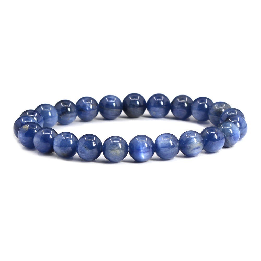 Justinstones Gem Semi Precious Gemstone 8mm Round Beads Stretch Bracelet 7 Inch Unisex