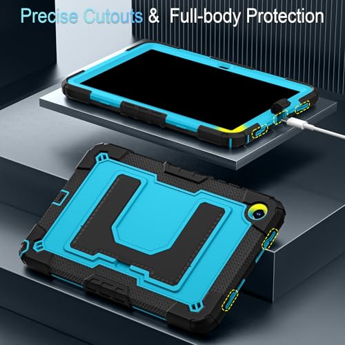 Image of for Samsung Galaxy Tab A11+ /A9+ 11 Inch Galaxy A11 Plus Case | Heavy Duty Shockproof High-Impact Protective Cover for Samsung Galaxy A11+ Case Samsung A11 /A9 Plus Tablet Cases,Black Blue