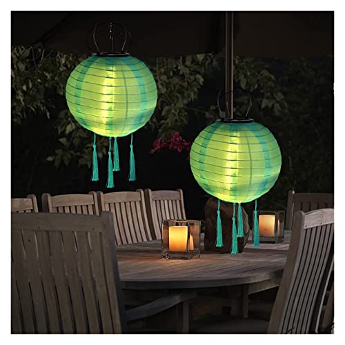 Linternas solares LED impermeables con farol colgante de 12" 3