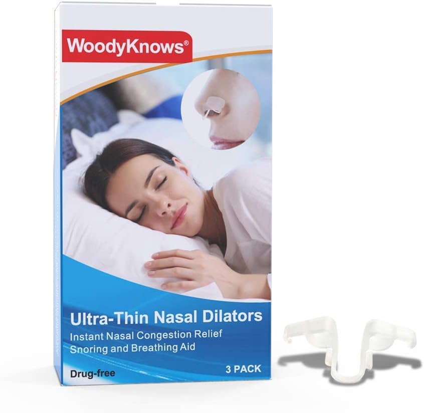 WoodyKnowsUltra-Thin Nasal Dilators (S 3 Pack)