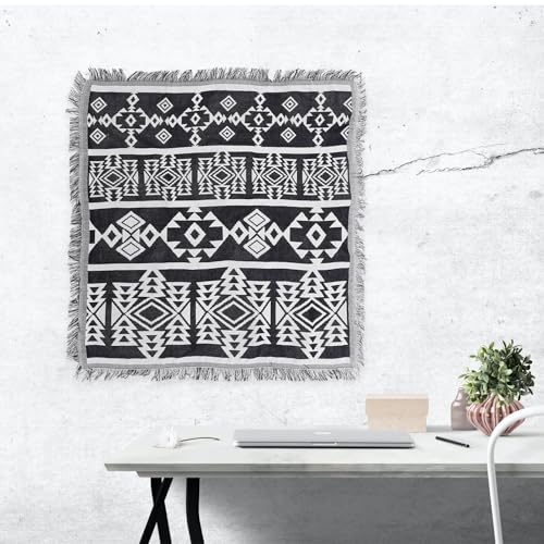 Manta de sofá ligera ELEOUTI de 90x90 cm para transformar la decoración rústica de tu sala 3