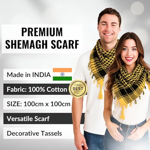 Image of Desert Shemagh Scarf - Stylish & Versatile Fashion Scarf for Men & Women