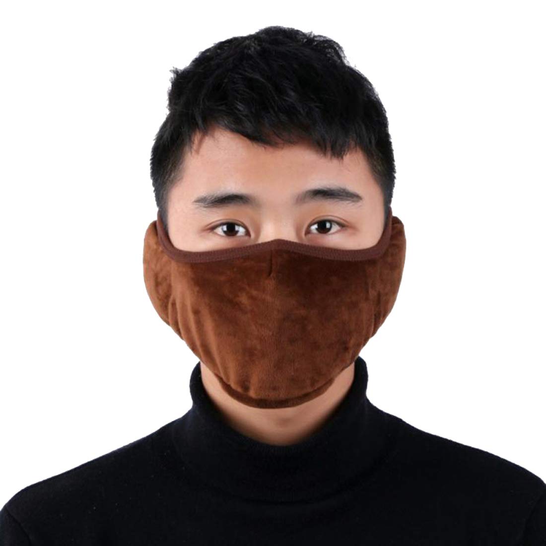 Futaba 2 in 1 Unisex Winter Mouth Muffle/Earmuffs - Chocolate-image-9