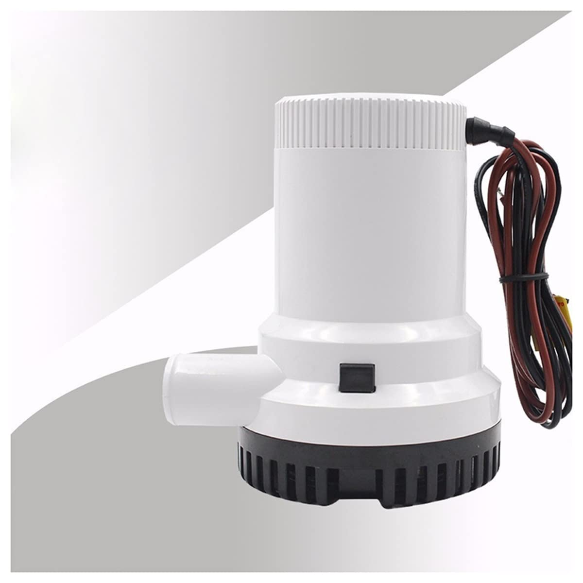 ZTBH Power-Wasser-Pumpen 12V 24V 1500. GPH Große Fluss-DC-Bilgepumpe, elektrische Wasserpumpe, for Tauchbootwasserpumpe Wasserpumpen & Zubehör (Voltage : 12v)