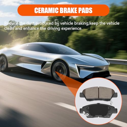 Image of D1394 Front Ceramic Brake Pads Kit Fit For Honda CR-Z 2011-2015, For Honda Fit 2009-2020