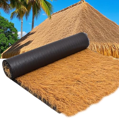 Chaume de palmier artificiel anti-pourriture pour toit de bar