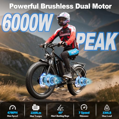 6000W Dual Motor EV Specs