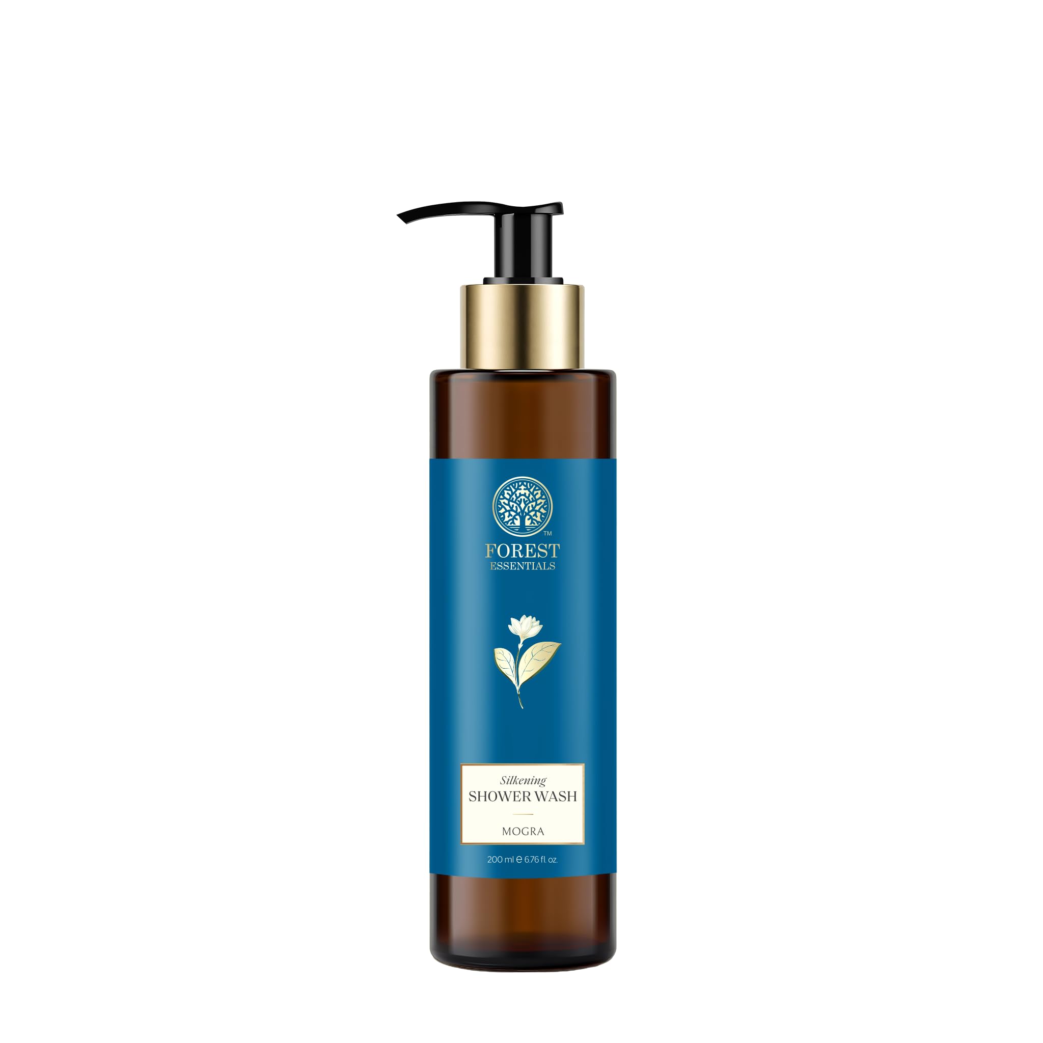 Forest Essentials Silkening Shower Wash Mogra - Ayurvedic Sulphate Free Shower wash (200ml)-image-35