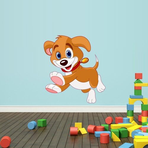 Full Color Wall Vinyl Sticker Decals Decor Art Bedroom Design Mural Kids Nursery Cartoon Dog Animal (Col71)
