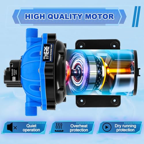 Image of 12V DC Water Pressure Pump,Sprayer Pump,7.0GPM 70PSI Five Chamber Diaphragm Water Pump,Up to 10FT 250W Self-Priming with Heavy Duty Pressure Switch,Ideal for Agricultural Spraying Marine Yacht