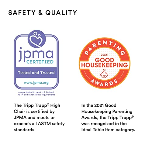 Tripp Trapp High Chair From Stokke, Natural - Adjustable, Convertible Chair For Children & Adults - Includes Baby Set With Removable Harness For Ages 6-36 Months - Ergonomic & Classic Design #TOP5