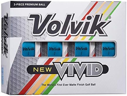 Volvik 2020 Vivid 3 Pc Golf Matte Balls