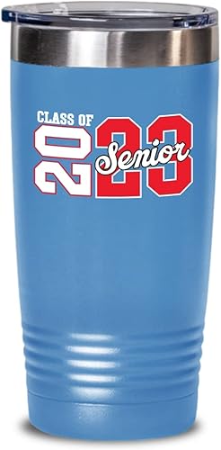Miniatura 4 de Class Of 2023 - Taza para personas mayores regalos para hijo o hija de secundaria niñas y niños que él de regreso a la escuela 2023 acero inoxidable
