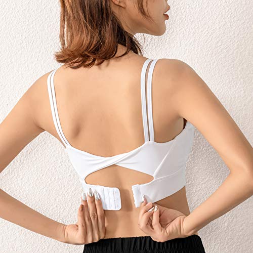 pedkit Sutiã esportivo feminino push-up à prova de choque de secagem rápida acolchoada regata regata