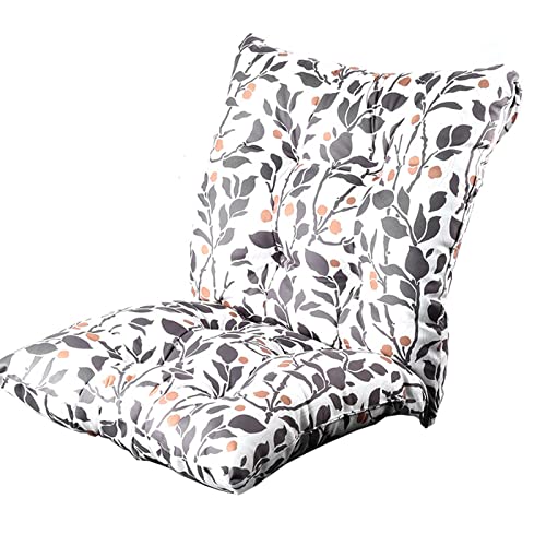 Coussin de siège haut capitonné pour soulager le dos sur chaise de jardin