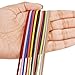 Curtzy 12 Pack Faux Suede Cord - Each Spool is 3mm Thick and 3 Meters/3.3 Yards Long - Colourful Flat Lace Cord Rolls - Leather String for Jewellery Making, Bracelets, Necklaces, Beading, Crafts
