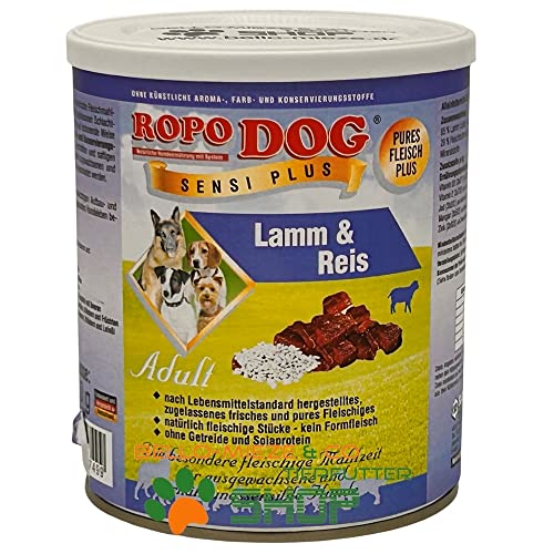30 Dosen à 800 gr. RopoDog Adult Sensi Plus Lamm + Reis
