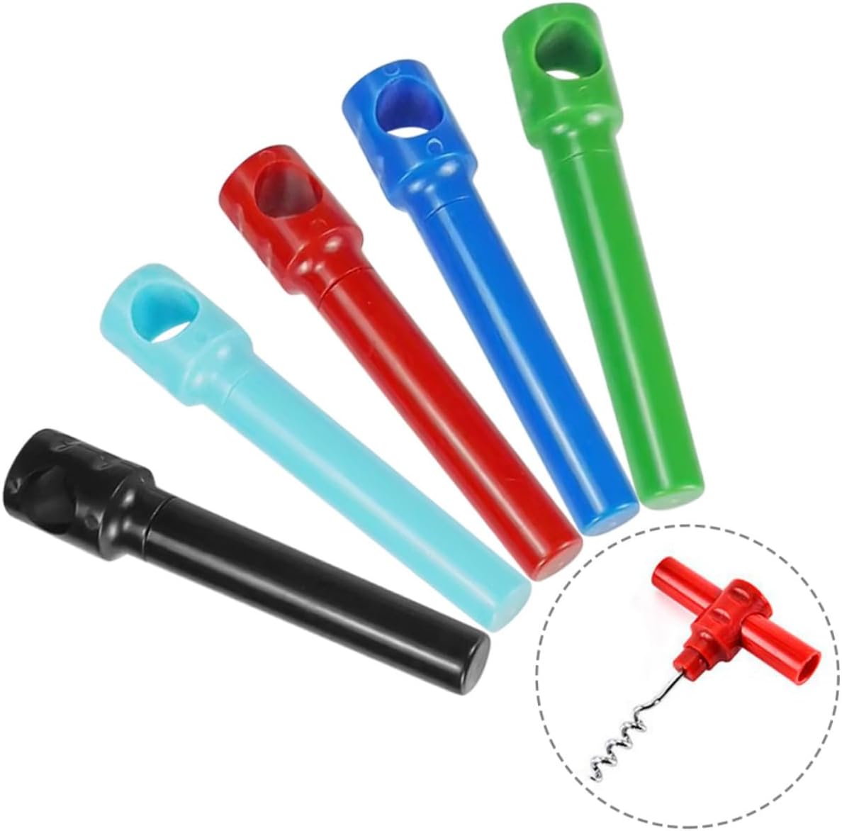 5pcs Portable Wine Bottle Opener Xmas Compact Corkscrew