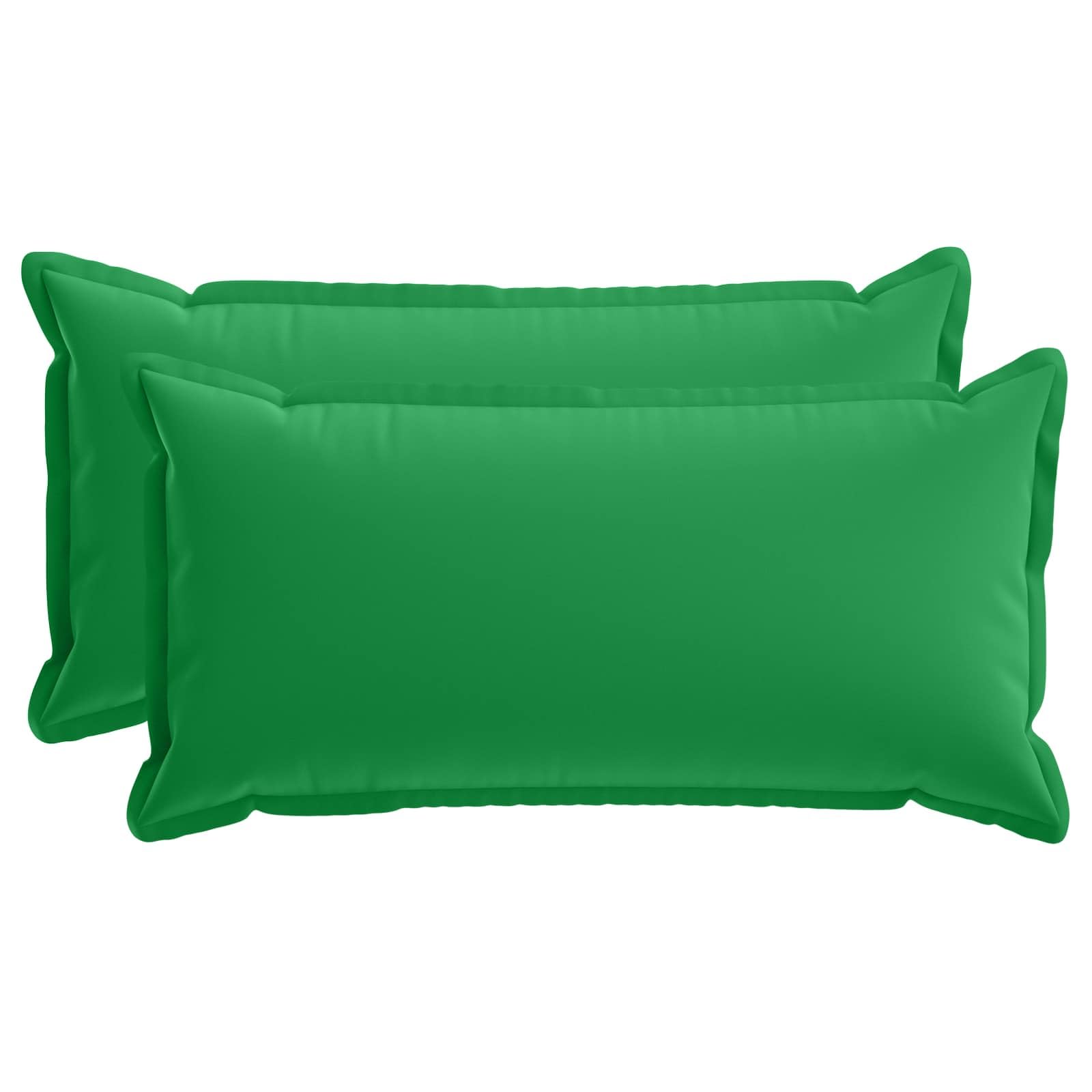 vidaXL Cushion Cover 2 pcs HOUTEN Green 40 x 80 cm Polyester