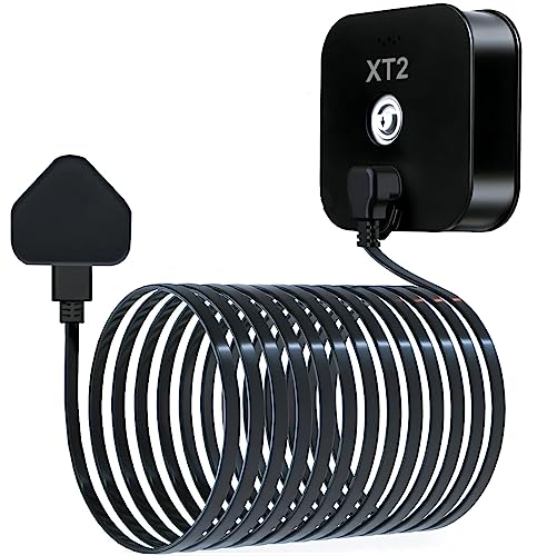 Basesailor Blink XT XT2 Micro USB Cable with Charger Adapter 6M,Charger Brick and 90 Degree Right Angled Micro USB End Charging Cord,Waterproof Power Supply for Blink XT/XT2 Indoor/Outdoor(3rd Gen)Cam