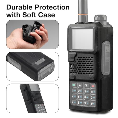 BAOFENG UV-5RM Plus 10W Ham Radio Handheld, UHF VHF Long Range Two Way Radio Walkie Talkie, NOAA FM AM(Airband) Receiver, with Protection Case, 2500mAh Battery USB-C Rechargeable, Chirp Compatible - Thumbnail 4