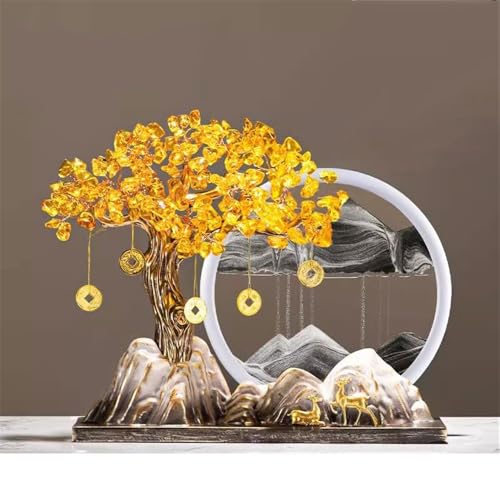 Arbre chanceux en cristal le cadeau d'ouverture de bureau idéal - 4