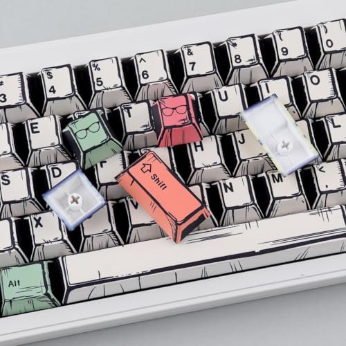 Touches violettes Tsungup PBT MOA pour clavier mécanique 60% 75% - 6