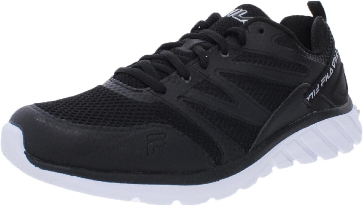 Fila Womens Memory Cryptonic 7 Performance Running Shoes Black 9.5 Medium (B M) - Image 2