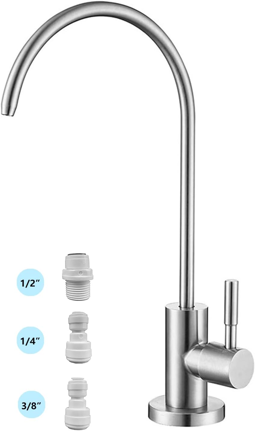 Drinking Water Faucet for Kitchen Sink,100 LeadFree Reverse Osmosis