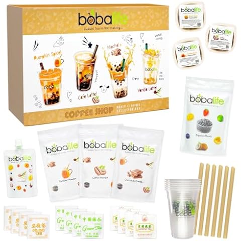 Bubble Tea Kit Gift Box - Coffee Shop Selection Cover