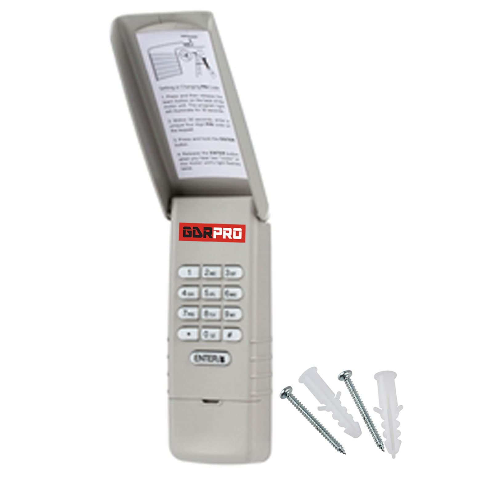 GDR PRO for Keypad Keyless Entry for Liftmaster Garage Door Opener 377LM 139.53754 (315mhz Purple Learn Button)