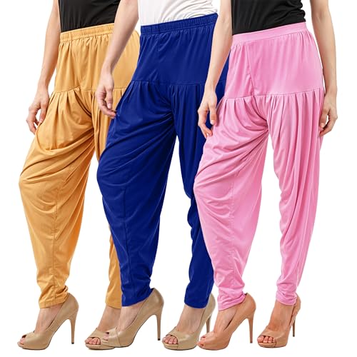 Image of Buy That Trendz Patiala Salwar for Women Relaxed Fit Viscose Patiyala Salwar Harem Bottom Pants