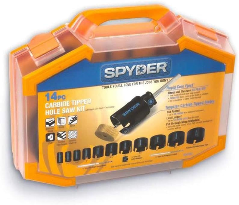 Spyder 14-Piece Carbide Tipped Deep Cut 