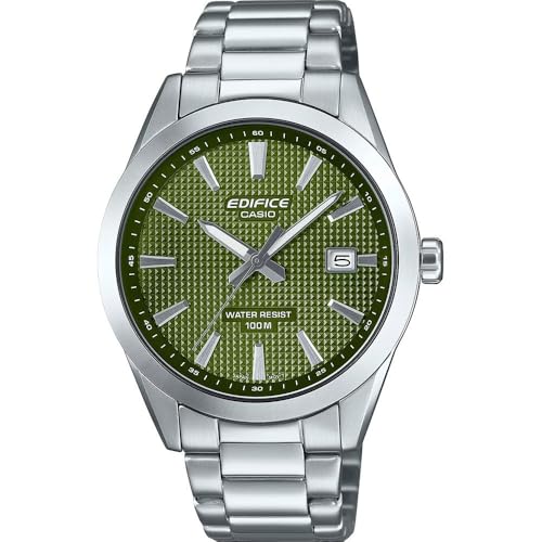 Casio Reloj analógico de Cuarzo para Hombre con Correa de Acero Inoxidable EFV 160D 3AVEF