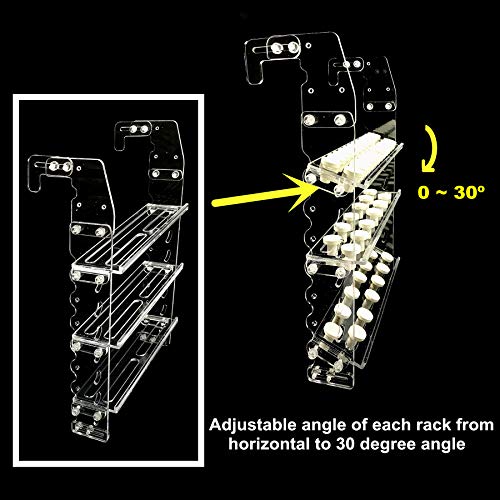 Image of Vertical Frag Rack Holds up to 84 Coral frag Plugs Hang on Back (Large)