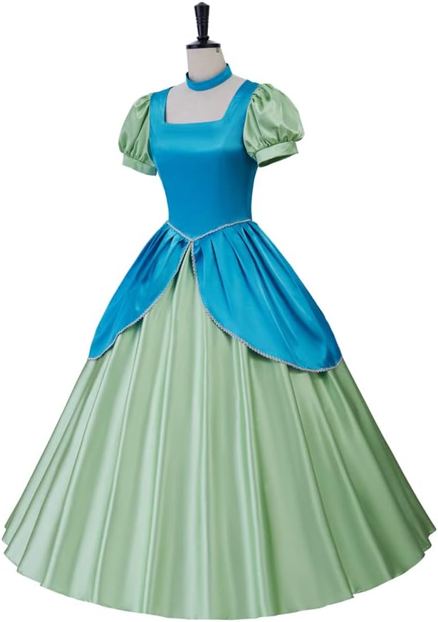 Princess Dress Adult Evil Step Sister Dress Cosplay Costume Fancy Ball Gown Court Dress for Women