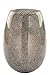 Produktbild Fink Vase/ Windlicht Silva - aus Glas grau glänzend mit Bläschen H 26 cm