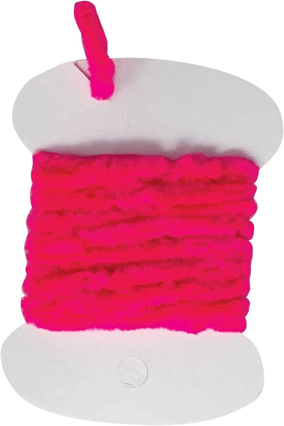 Creative Angler Chartreuse Chenille Fly Tying Thread for Fly Fishing, Essential Materials for Fly Tying, Supplies for Anglers, 2 Yards